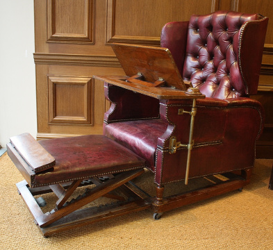 J Foot & Son Reclining Leather Chair - The Burlington